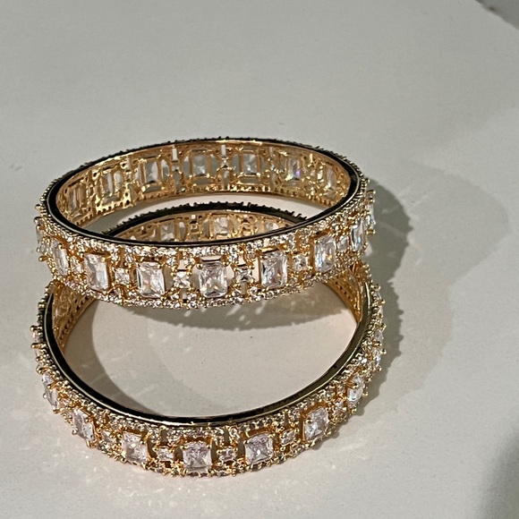 American diamond golden bangle ( bracelet) - Picture 5 of 5